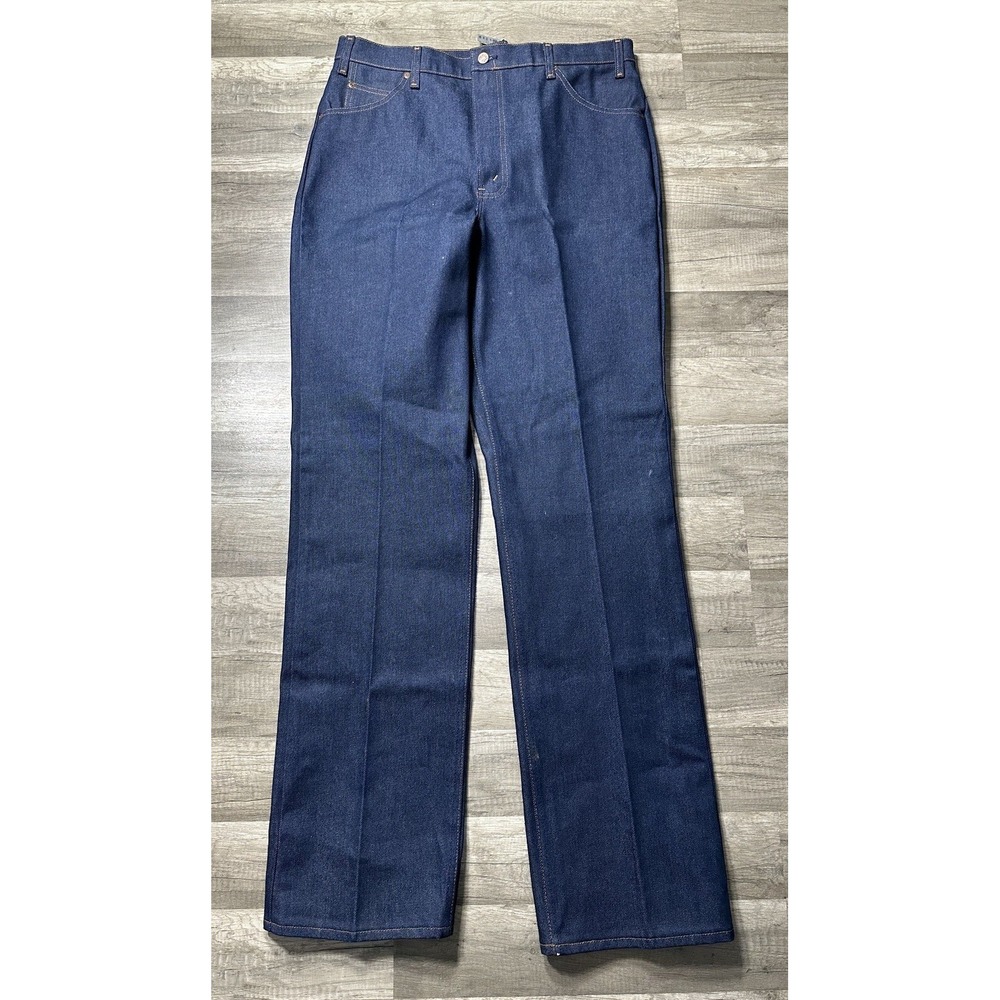 Vintage Big Mac Indigo‎ Denim Jeans Pants Mens 38x36 Workwear NOS Scovill